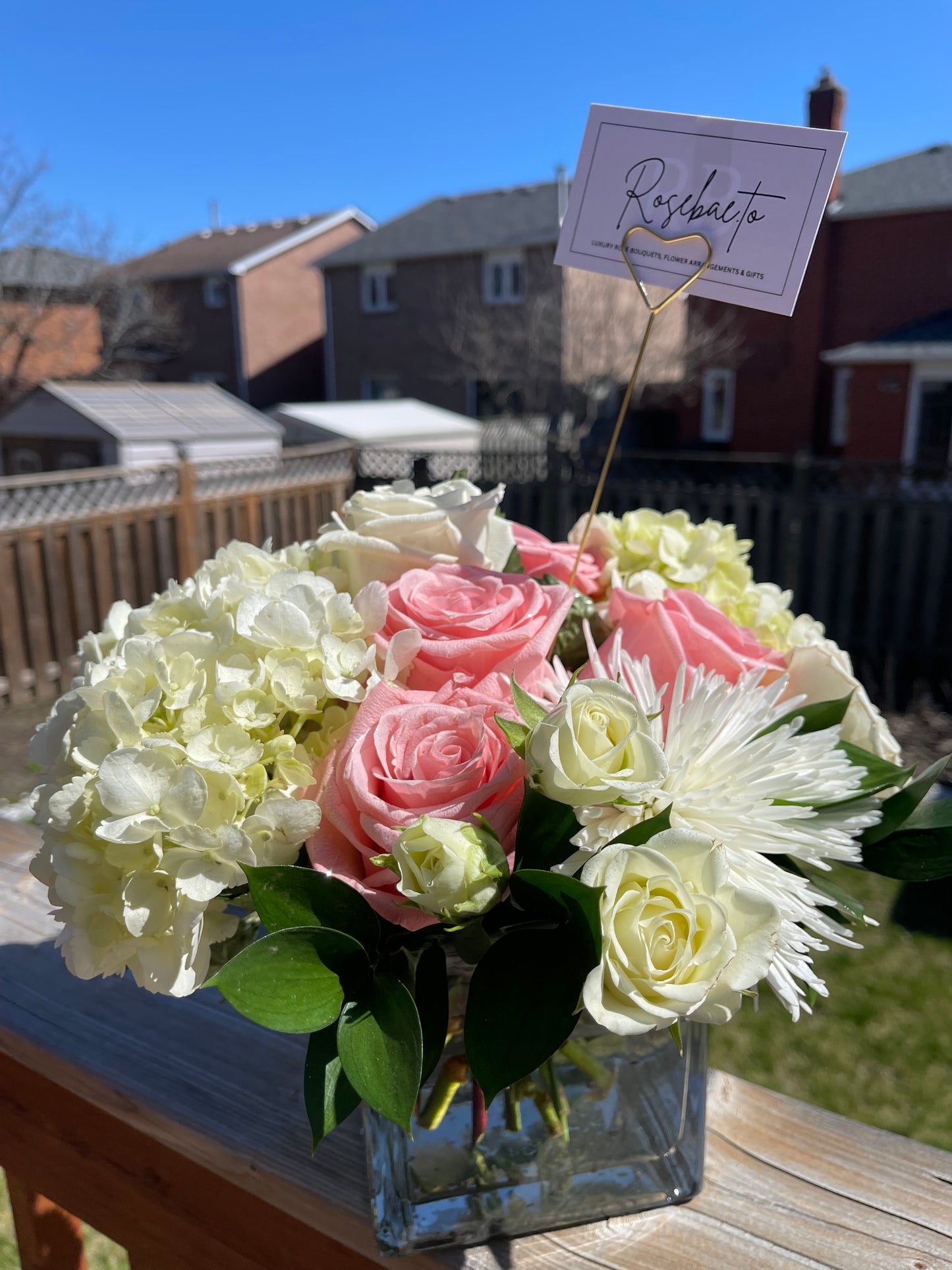 Mixed Floral Bouquet in Vase