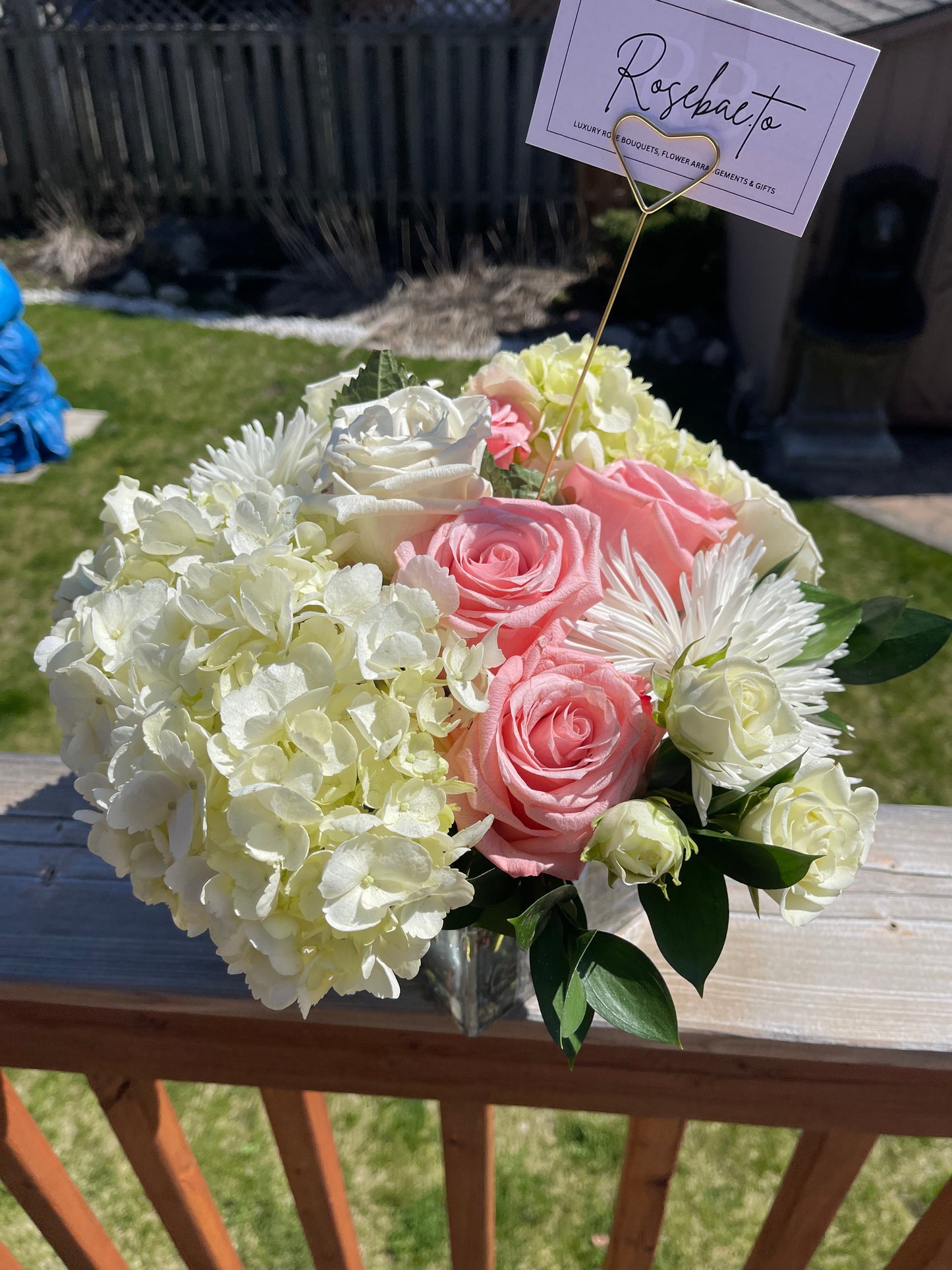 Mixed Floral Bouquet in Vase