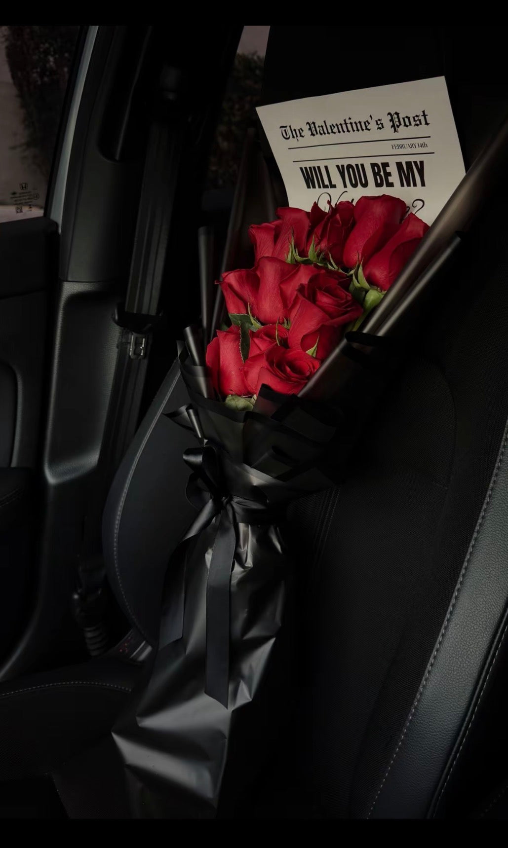 Will You Be My Valentine’s Dozen Rose Bouquet